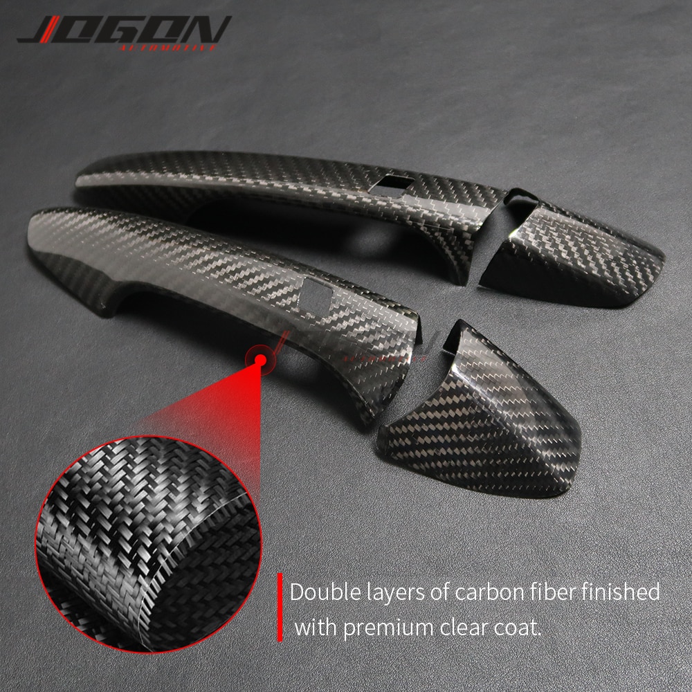 REAL CARBON Mirror Caps For A/B/C/CLA/CLS/E/GLA/GLK Class