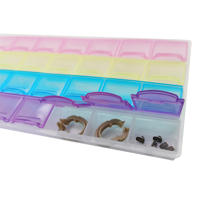 28 Grid Materials Materials Brackets With Ring Buccal Tube Storage Box