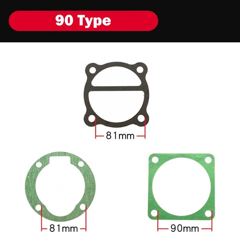 Toolstar Head Gasket Set For Air Compressor Piston Ring 51/65/80/90/95 Type Rebuild Kit