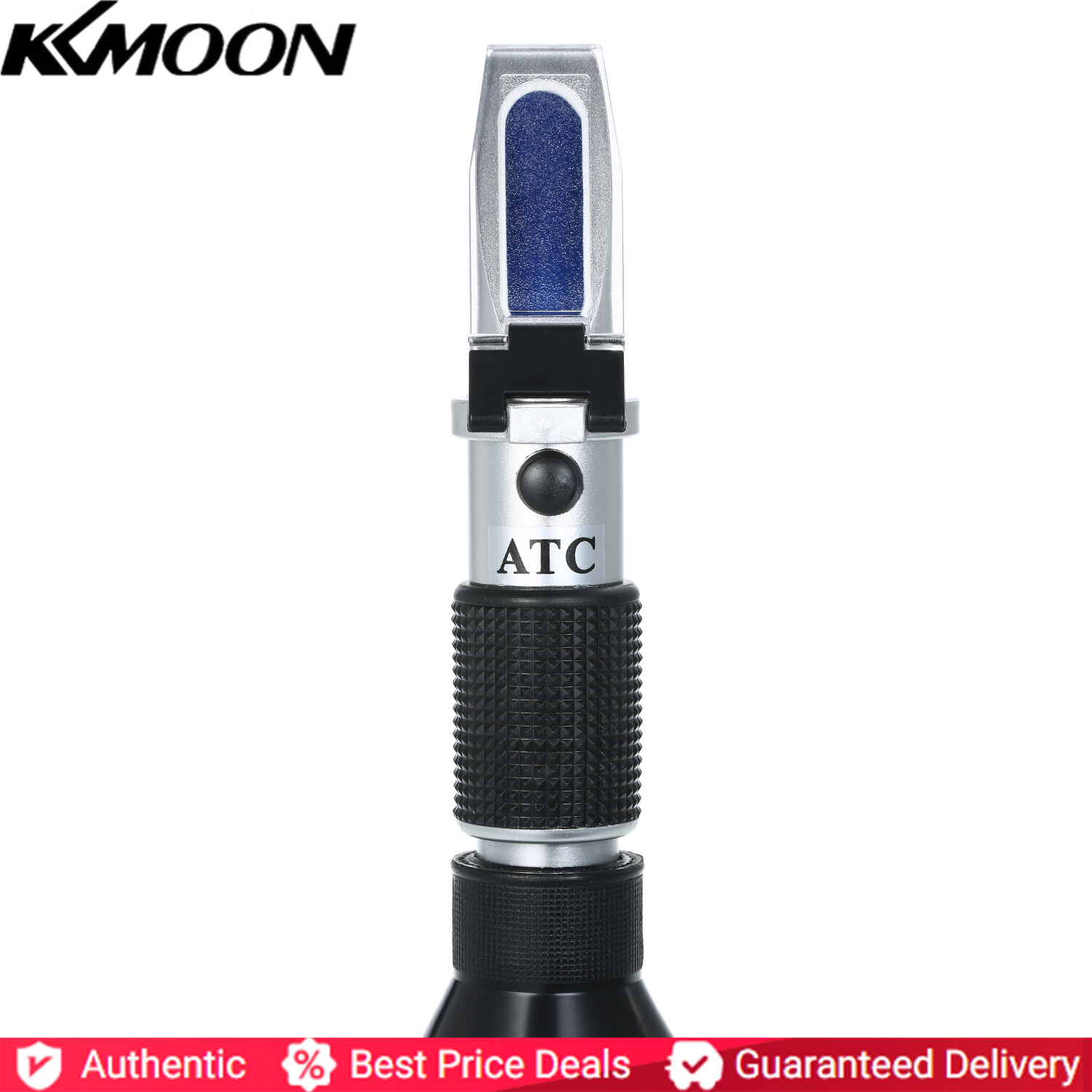 Salinity Refractometer Handheld Seawater Hydrometers Optical Salinity Tester Portable ATC Refractometer, Dual Scale: 0-100 & 1.000-1.070 Specific Gravity, Saltwater Tester