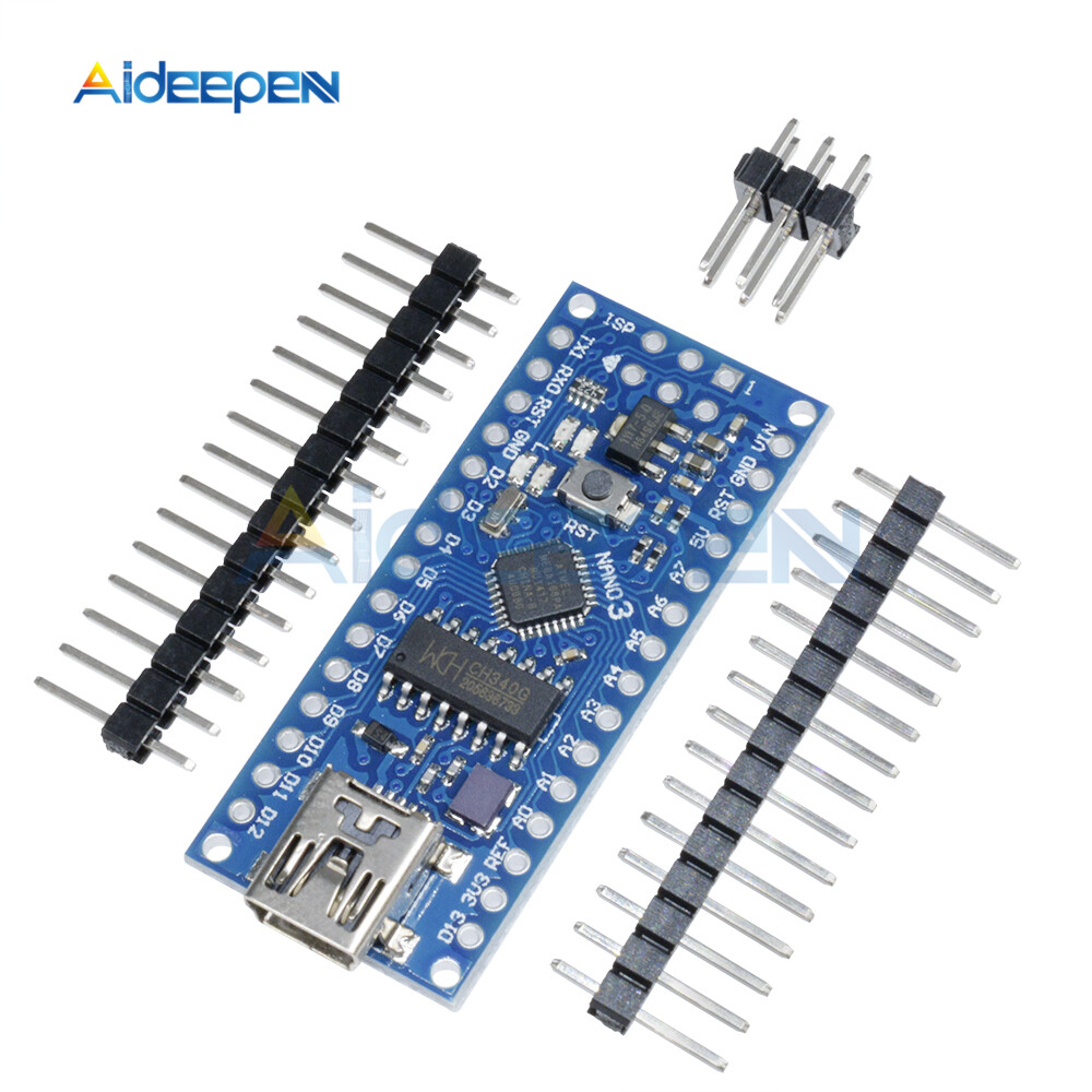Bảng Mạch Giao Diện Uart Usb Mini Atmega168 Nano V3.0 3.0 Ch340G Ch340 Mô-đun Điều Khiển Vi Mô Vi Điều Khiển Arduino Cho 3.3V 5V