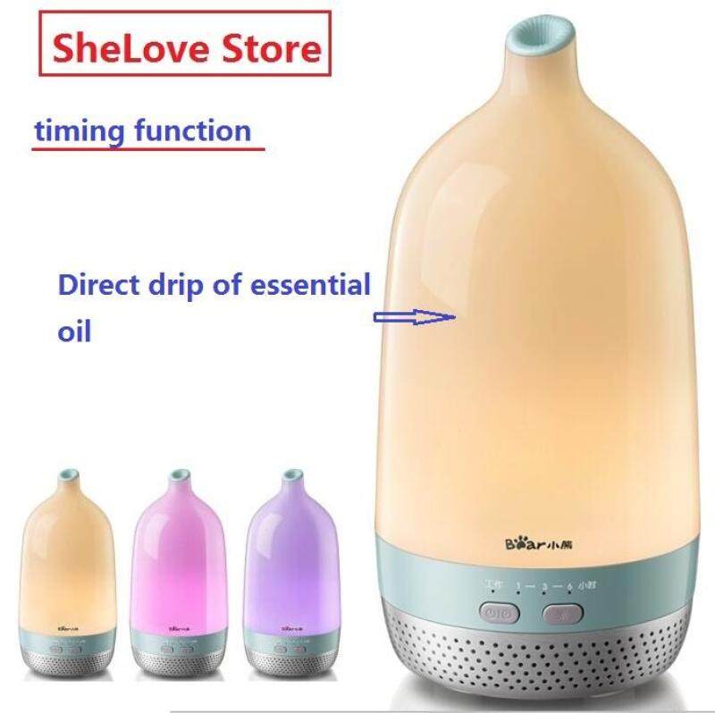 Bear Humidifier Aromatherapy Machine Mini Household Mute Bedroom Office Essential Oil Aromatherapy Lamp Timing JSQ-D02E1 Singapore