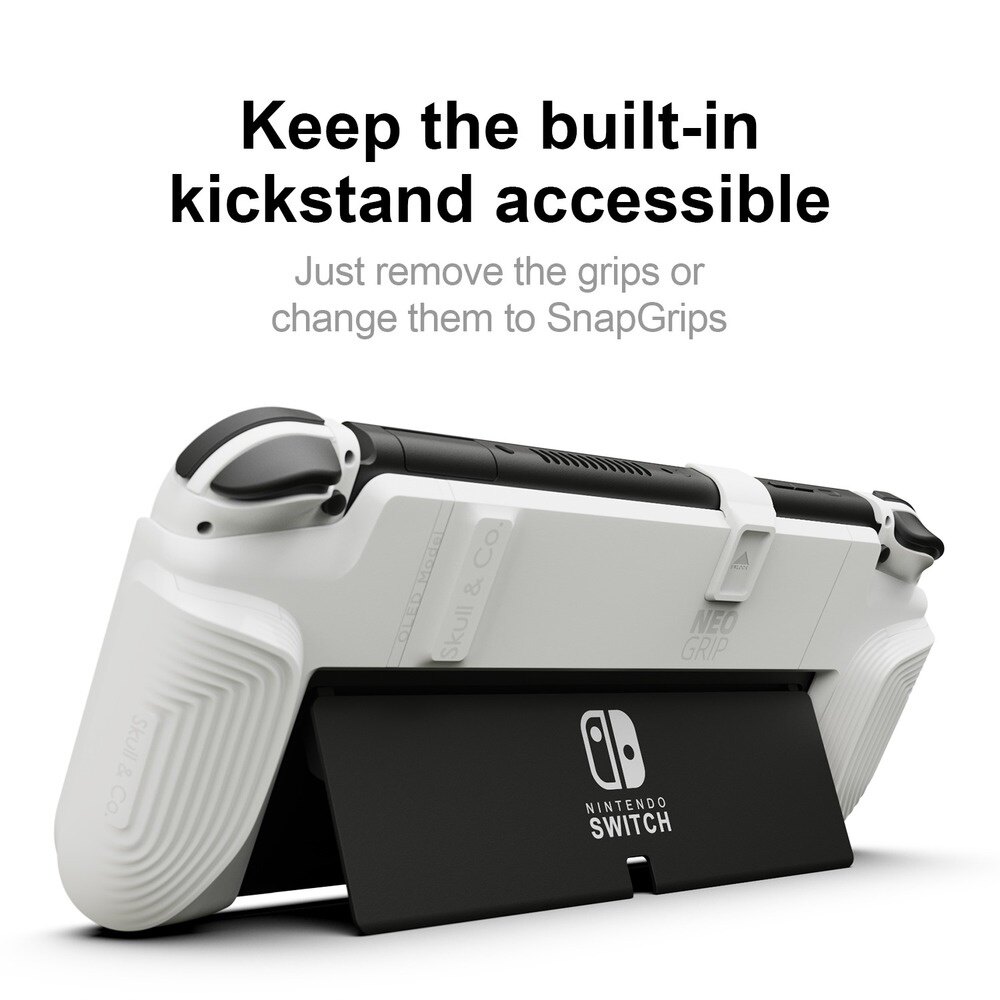 Skull & Co. NeoGrip Với Vỏ Bảo Vệ Tay Cầm Công Thái Học Có Thể Thay Thế Cho Nintendo Switch OLED