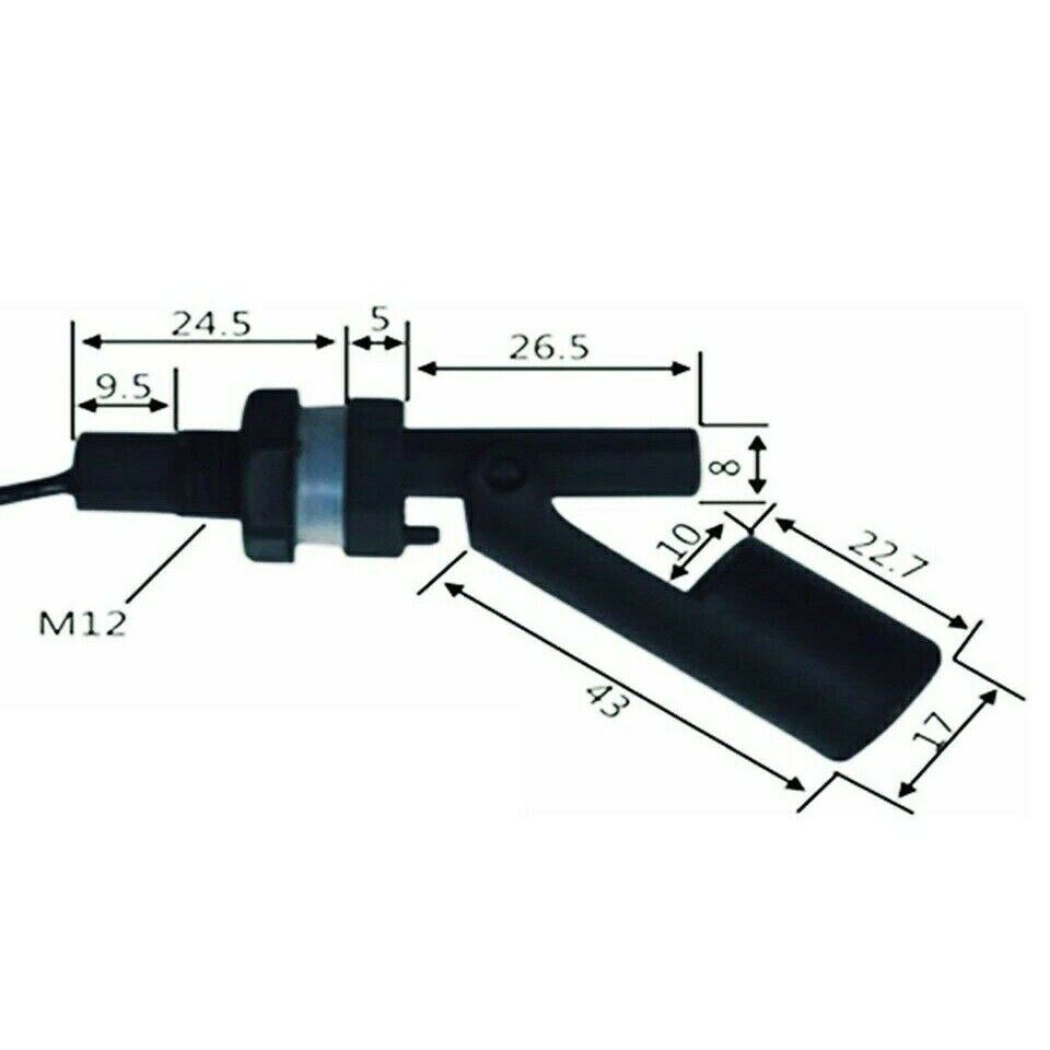 Float Switch Fluid Water Level Sensing Switch Sensor 12v 24v