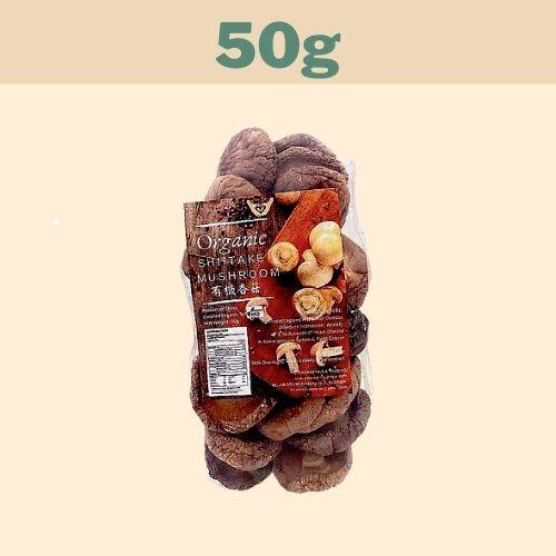 CLEAN EATING Organic Shiitake Mushroom 50g Halal Certified CENDAWAN SHIIKATE ORGANIK Lazada