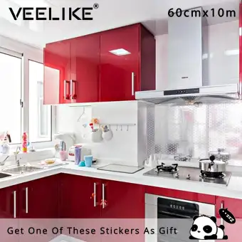 Veelike Self Adhesive Kitchen Cabinet Wall Liner Contact Paper