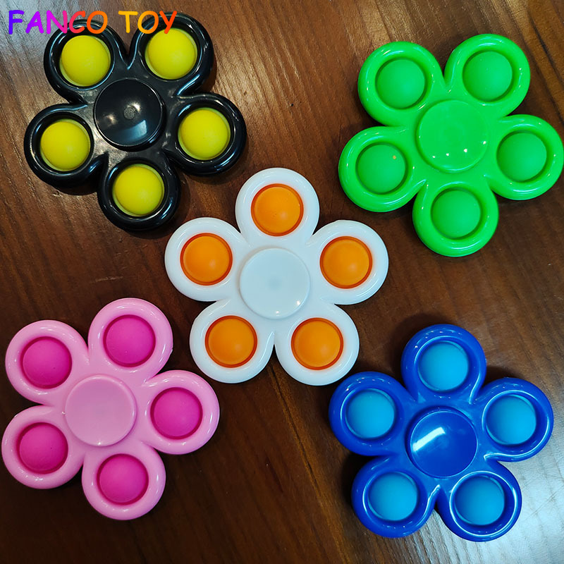 Con quay Fidget 5 cánh gắn bóng Pop It kiểu mới - INTL