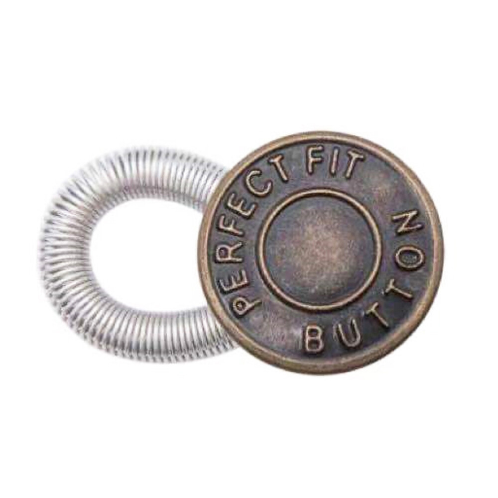 Button Extender for Pants Jeans Free Sewing Adjustable Retractable Waist Extenders Metal Buttons Waistband Expander
