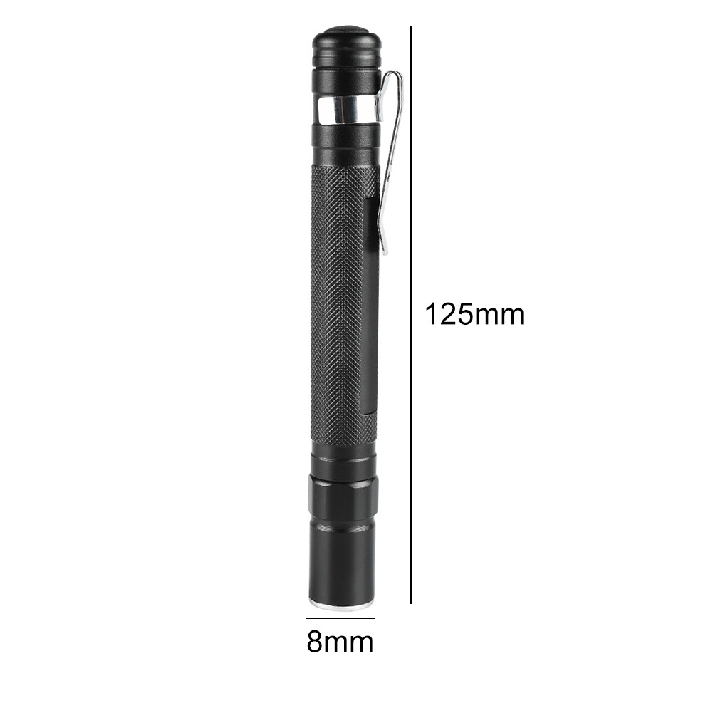 Mini Zoom LED Flashlight  Torch CREE XPE Q5 Flash Pen light  Camping Lamp