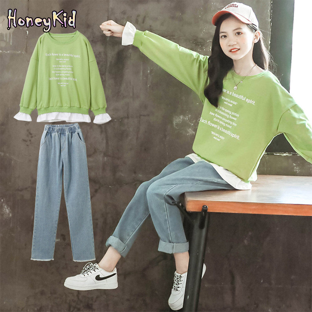 teenage girl trouser suit