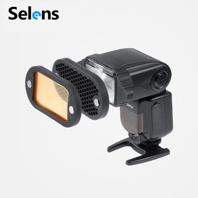 Selens Kẹp Dây Cao Su Điều Chỉnh Đèn Flash, Cho Lưới Tổ Ong Nảy Hình Cầu