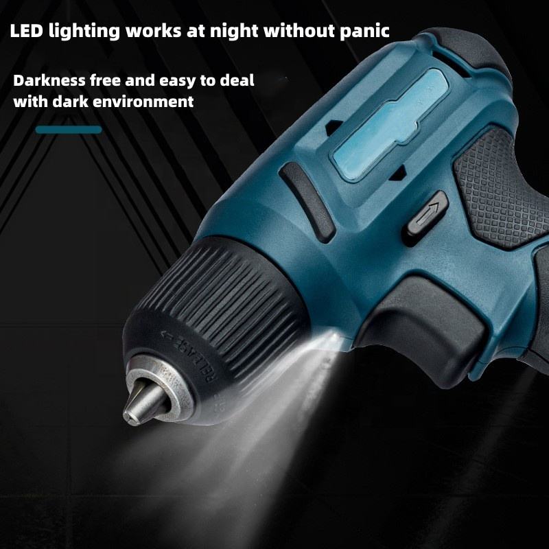 Máy khoan không dây mini 8V Máy khoan điện lithium có thể sạc lại cái khoan tay đồ điện gia dụng đa chức năng tuốc nơ vít