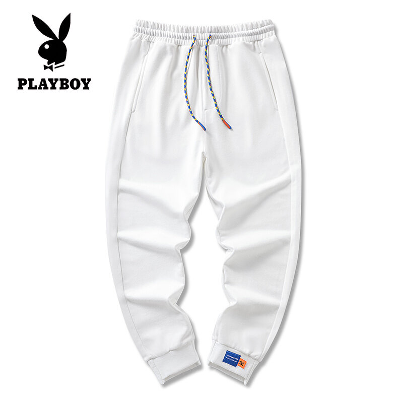 Playboy white deals sweatpants