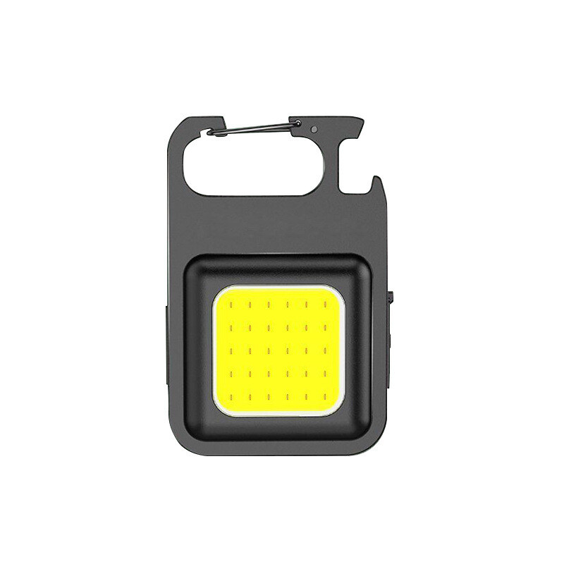 Keychain light camping multi-function portable strong light COB work maintenance charging light