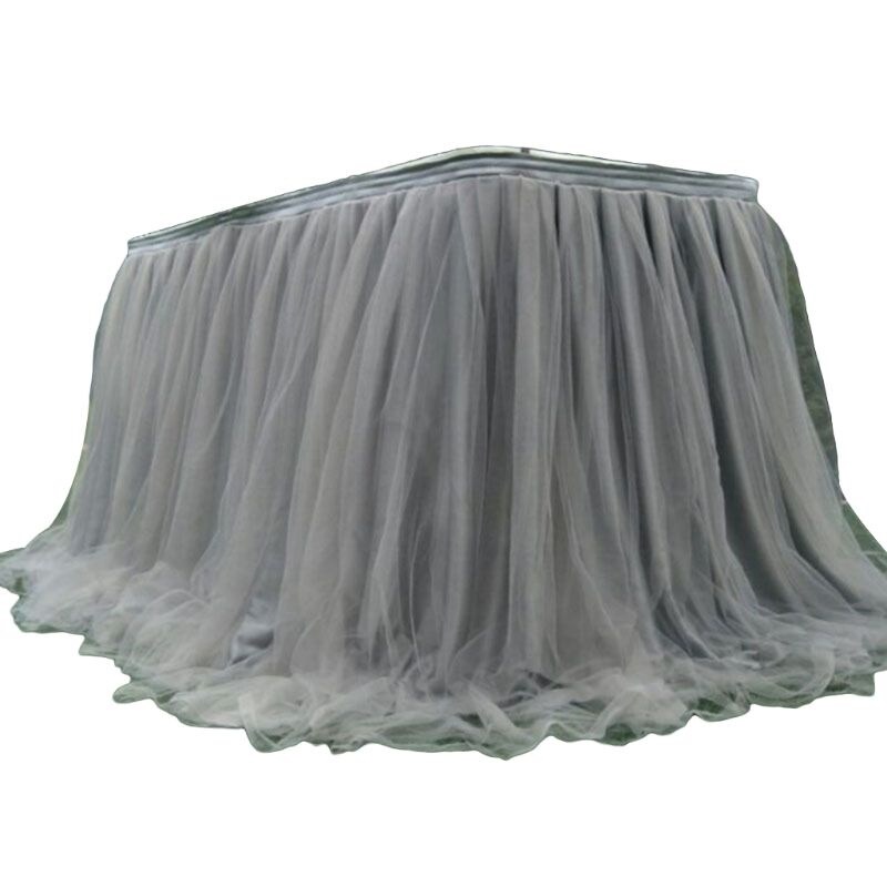 ❈❦ LIVI Colorful Tablecloth Tulle Dessert Reception Table Skirt Decoration for Wedding Party Home Birthday DIY material for Tutu Skirt Home Decoration