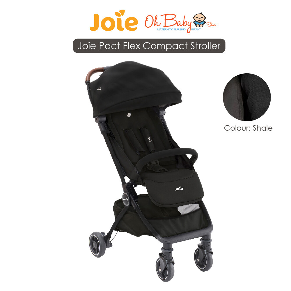 Joie Pact Flex Compact Stroller Lightweight Shale Oh Baby