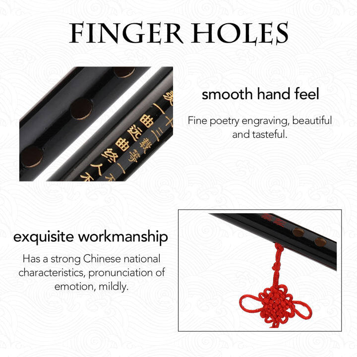 Bamboo Flute Woodwind Musical Instrument Beginner Learner Student Practice Training Traditional Handmade Professional Bamboo Flutes Lazada