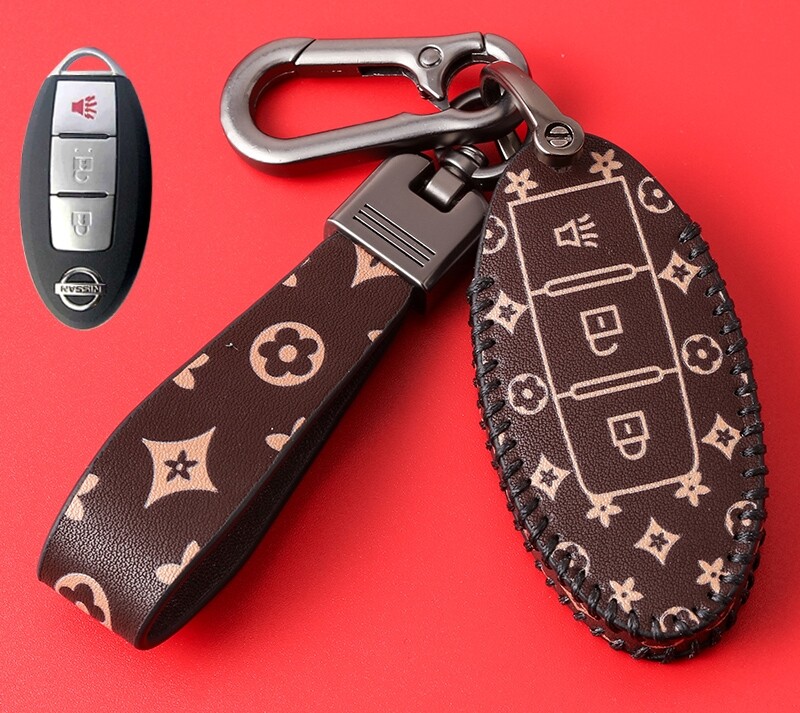 For Nissan key case TPU leather case 2 3 4 key key case
