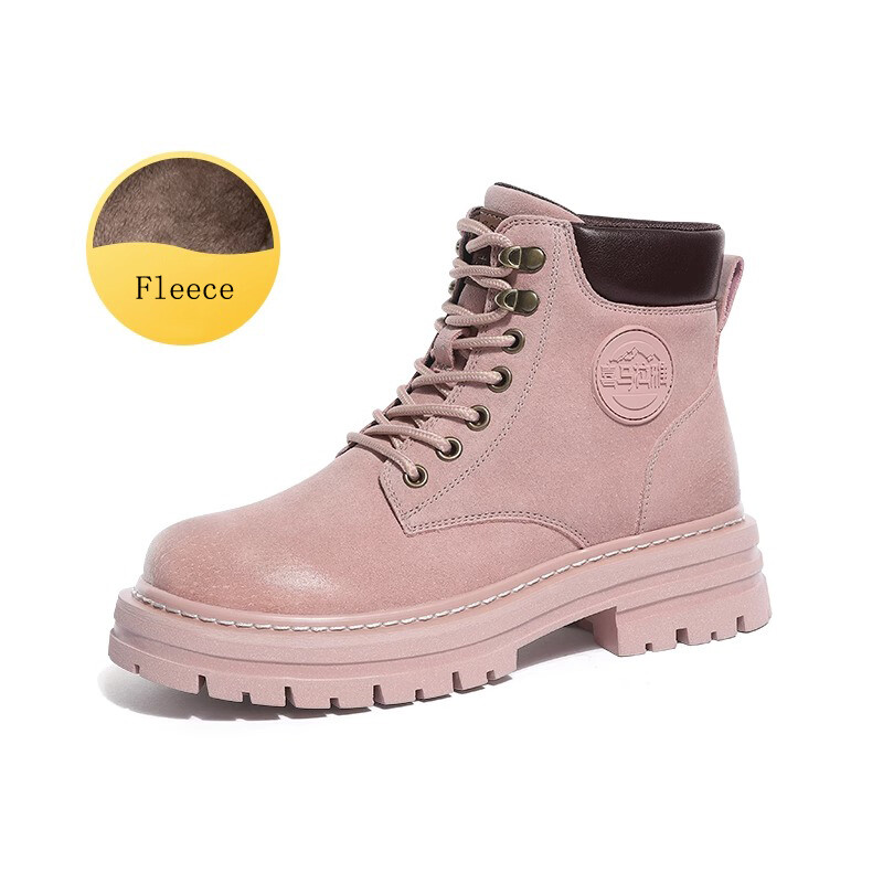 Cameljeans Martin Boots Women's Shoes Autumn Winter New Style Outdoor Rhubarb Boots