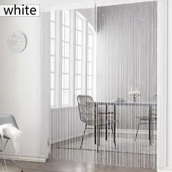 L E 200 100 Cm Acrylic Line Tassels Curtain Fly Insect Divider