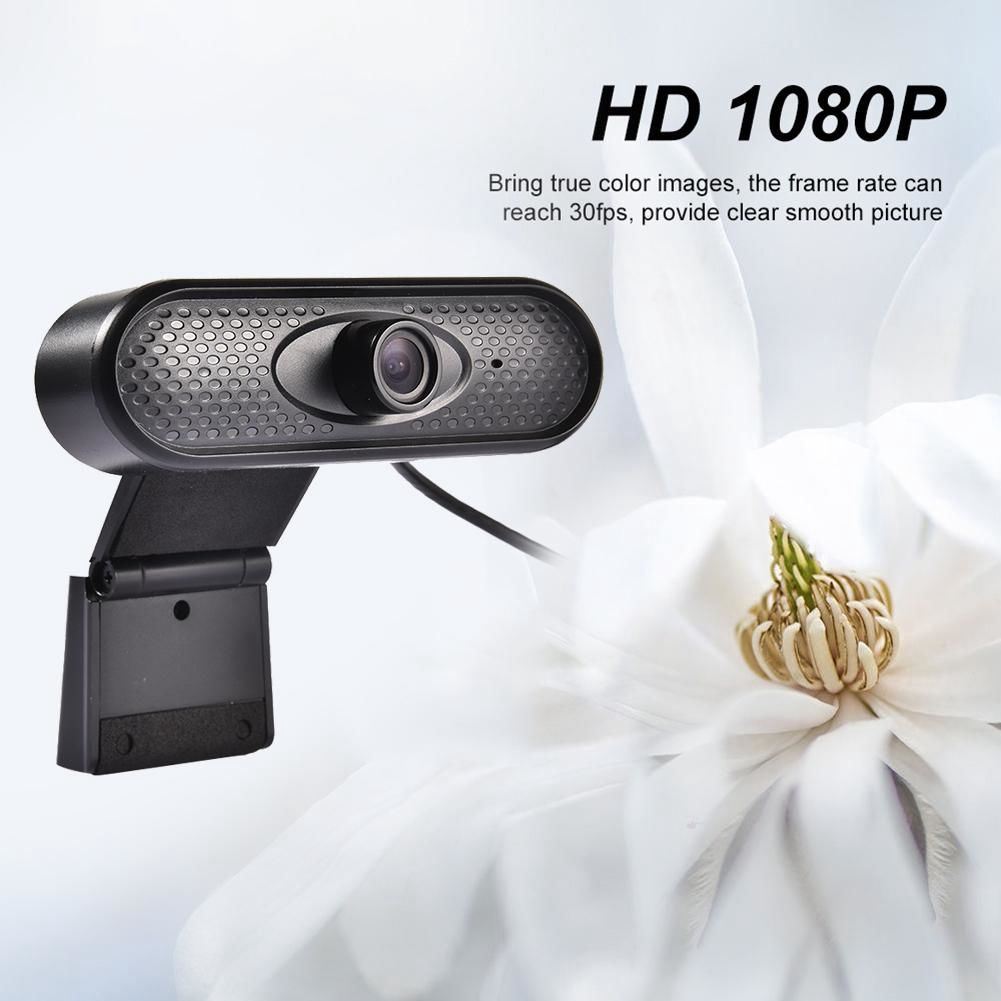 BOKEWU USB Computer Webcam Full HD 1080P Web Camera Digital Web Cam With Micphone For Laptop PC Tablet Rotatable Camera