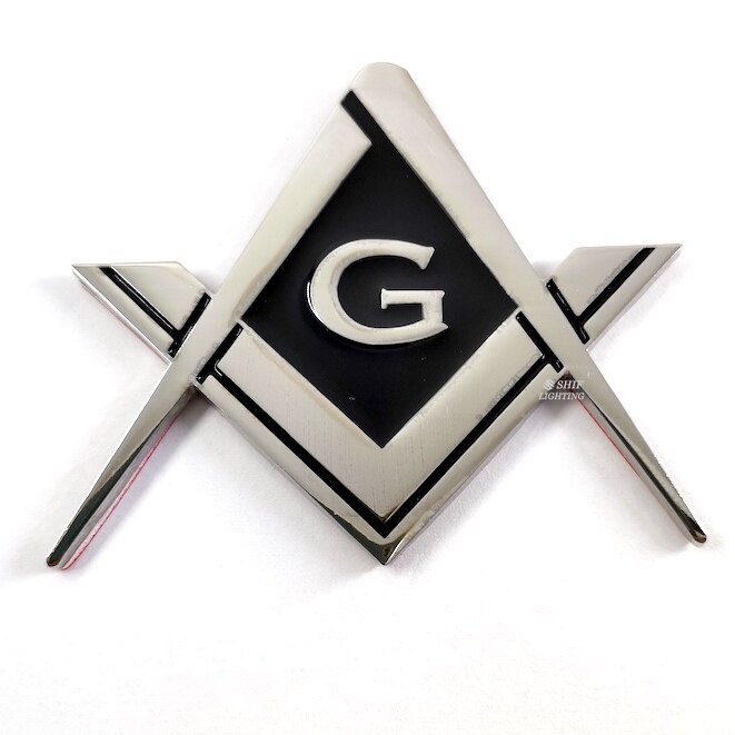 RTO Emblem Free Masons Emblem Freemason logo Emblem Sticker Car Decorative