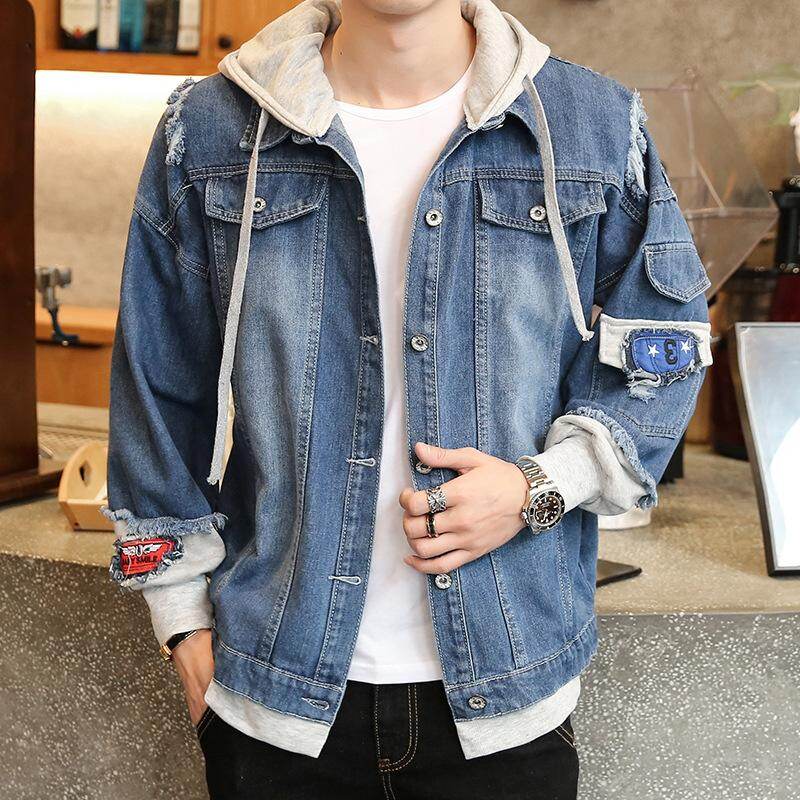 Denim Hoodie Jacket For Men - Best 
