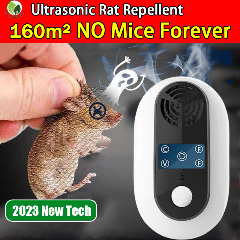 10 Years No Rat Ultrasonic Pest Repeller Electric mouse repellent Sound Waves To repel Mice Rat Killer Pest Control