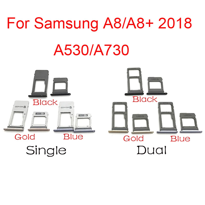 [SIM card holder for Samsung Galaxy A8 plus 2018 A530 A730,SIM Card Tray Holder For Samsung Galaxy A8 Plus 2018 A530 A730,]