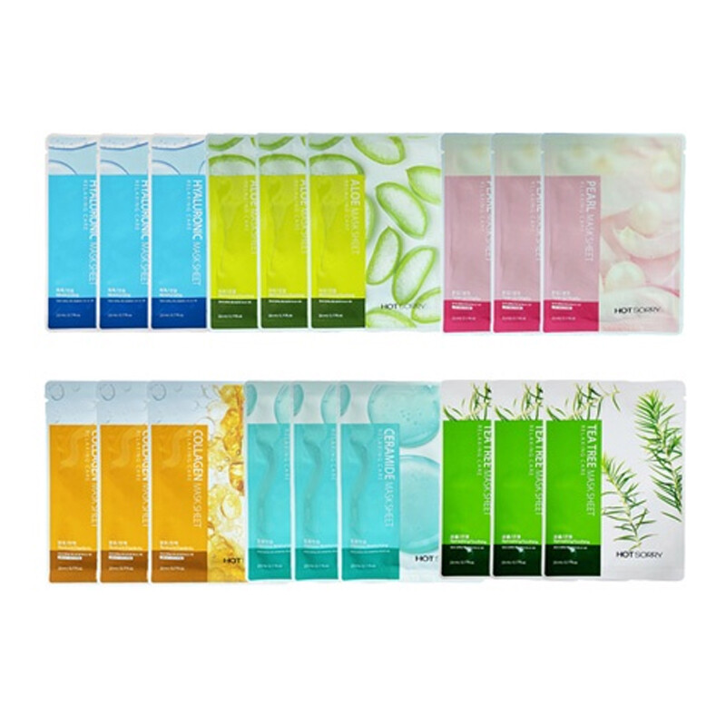 [HOTSORRY] Relaxing Care Facial Mask Sheet 23ml 3ea/10ea