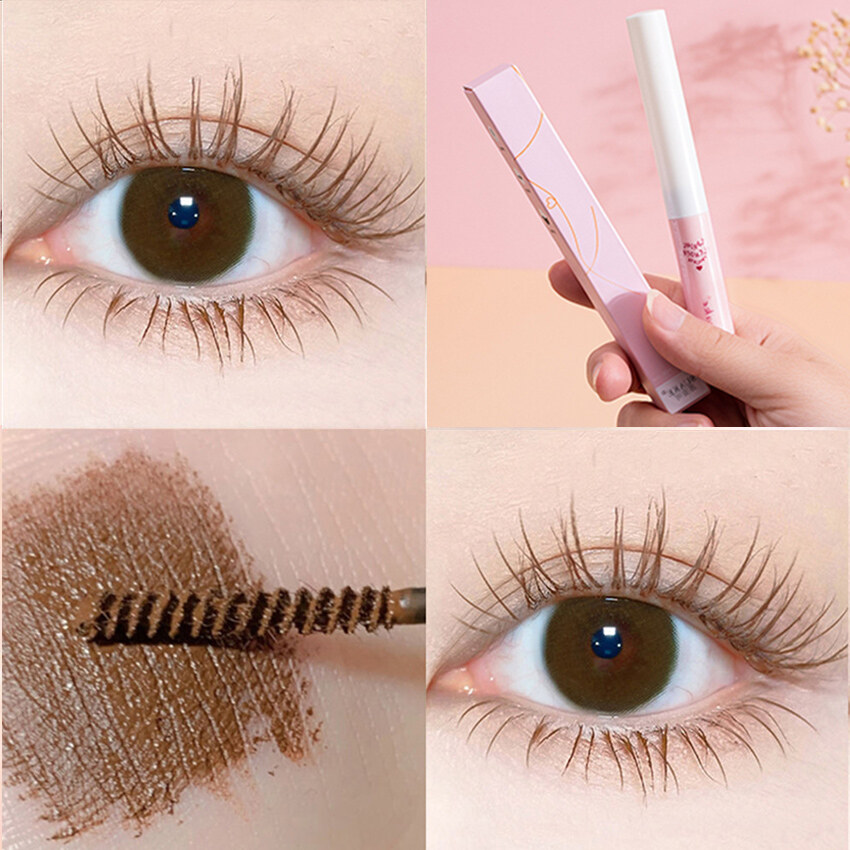 Volumizing And Curling Mascara Fine Brush Head Waterproof And Smudge-Proof Mascara