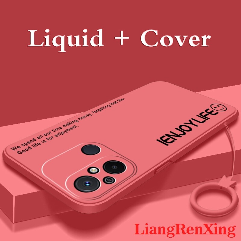 ốp lưng ốp lưng Ốp lưng mềm vỏ điện thoại Redmi 12c 5g bảo vệ Silicone lỏng vỏ Cản Sốc chống sốc mịn thiết kế mới ytzimu02 đẹp viền vuông cute đẹp viền vuông cute