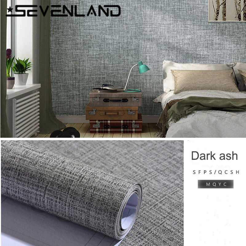 5Mx60cm Self adhesive PVC Waterproof Wallpaper Home Decor Wallcovering For Living Room Bedroom Background Wall Stickers