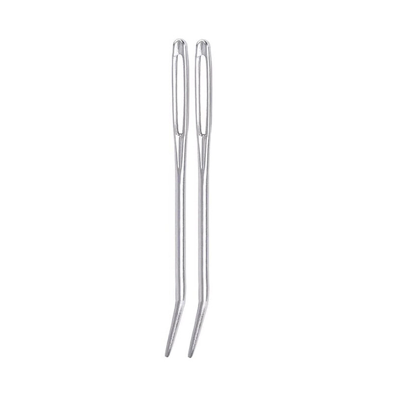 Yarn Knitting Needles Tapestry Bent Tip Needles for Crochet Large Eye Curve Blunt Needle Yarn Weaving Needle Sewing Tool