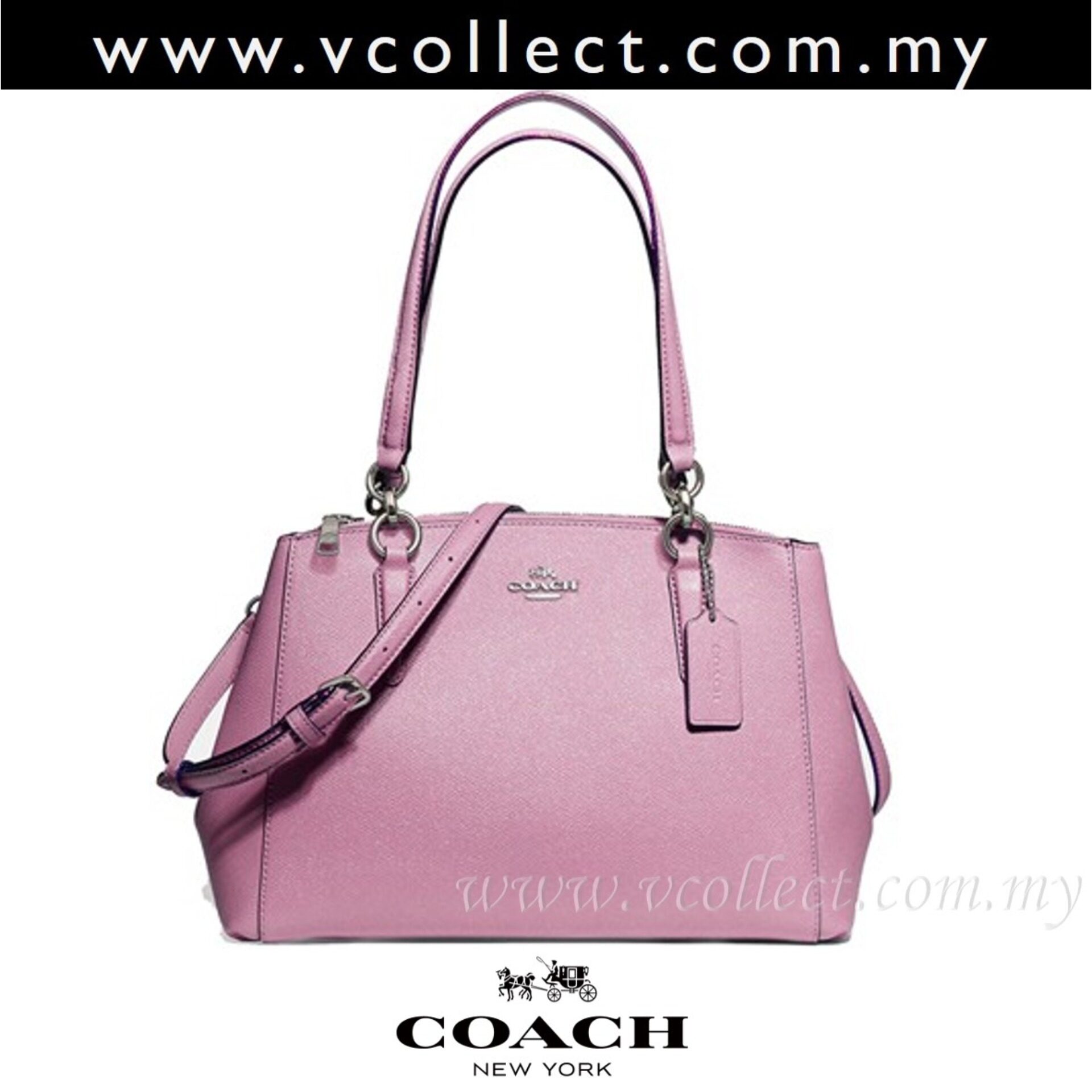 coach mini christie carryall