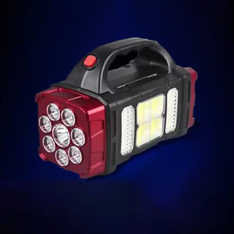 Solar flashlight rechargeable heavy duty flashlight long range search