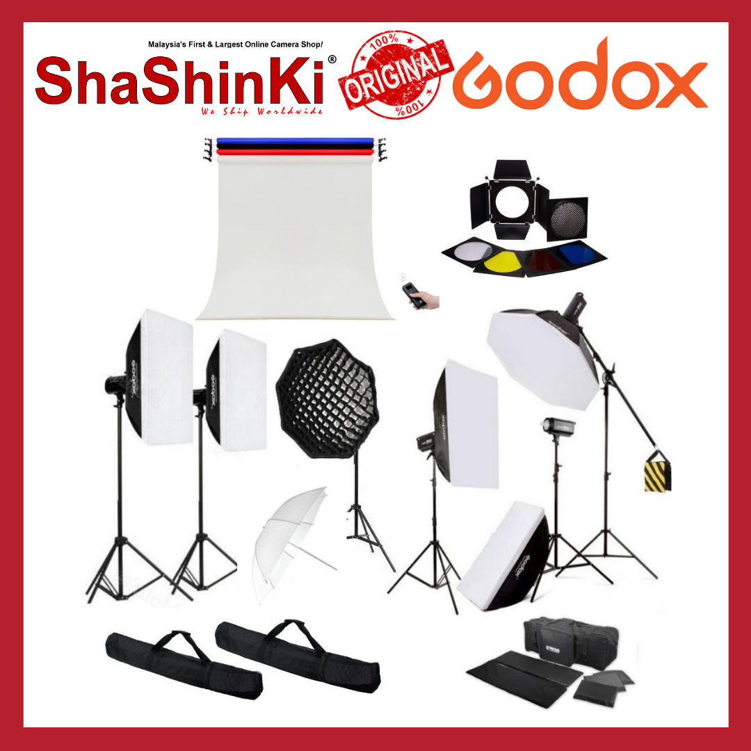 Godox Professional Studio Setup Kit with 6 Godox SK400II Lights Kit and