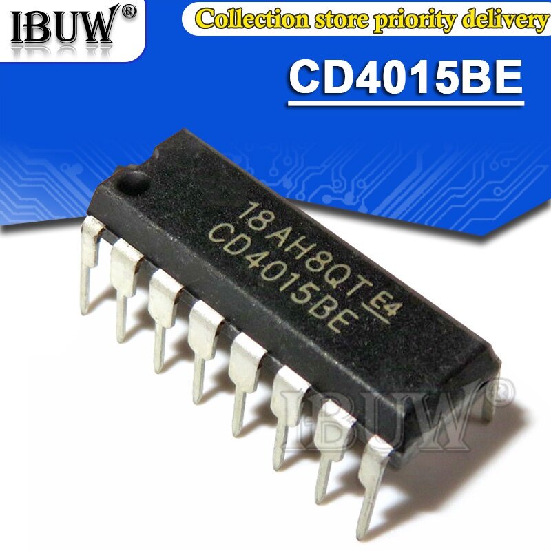 10pcs cd4015be dip16 cd4015 dip-16 dip cd4015bd logic chip