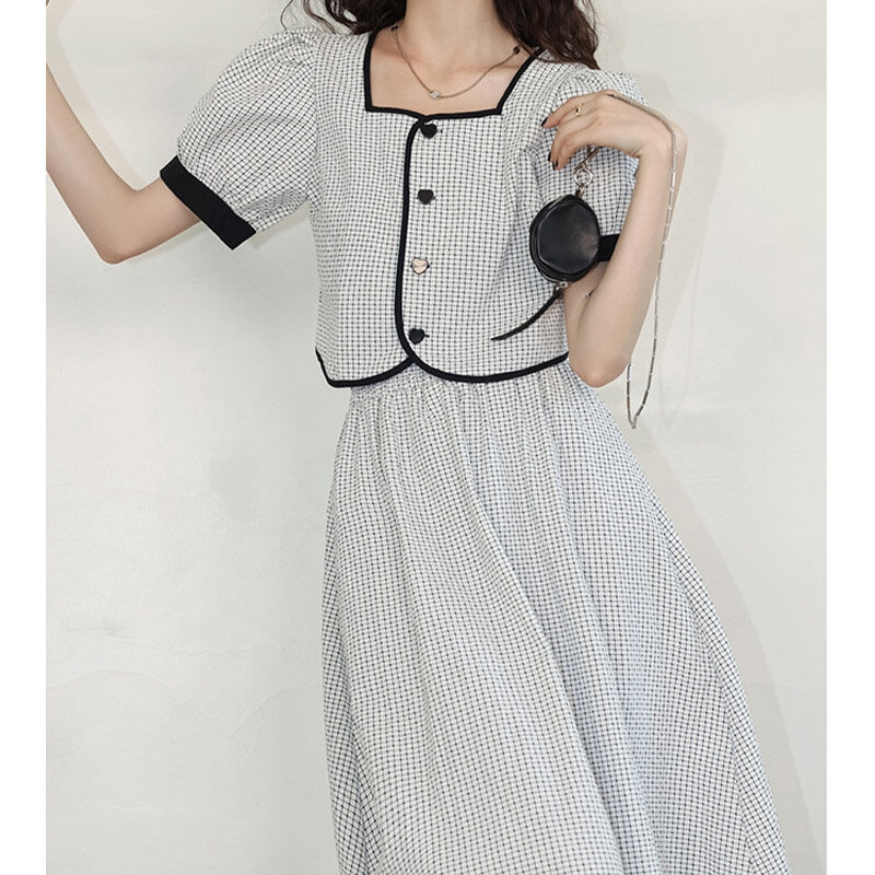 Laz Nigori Women's New Fashion High Quality Short Sleeve Dress Set