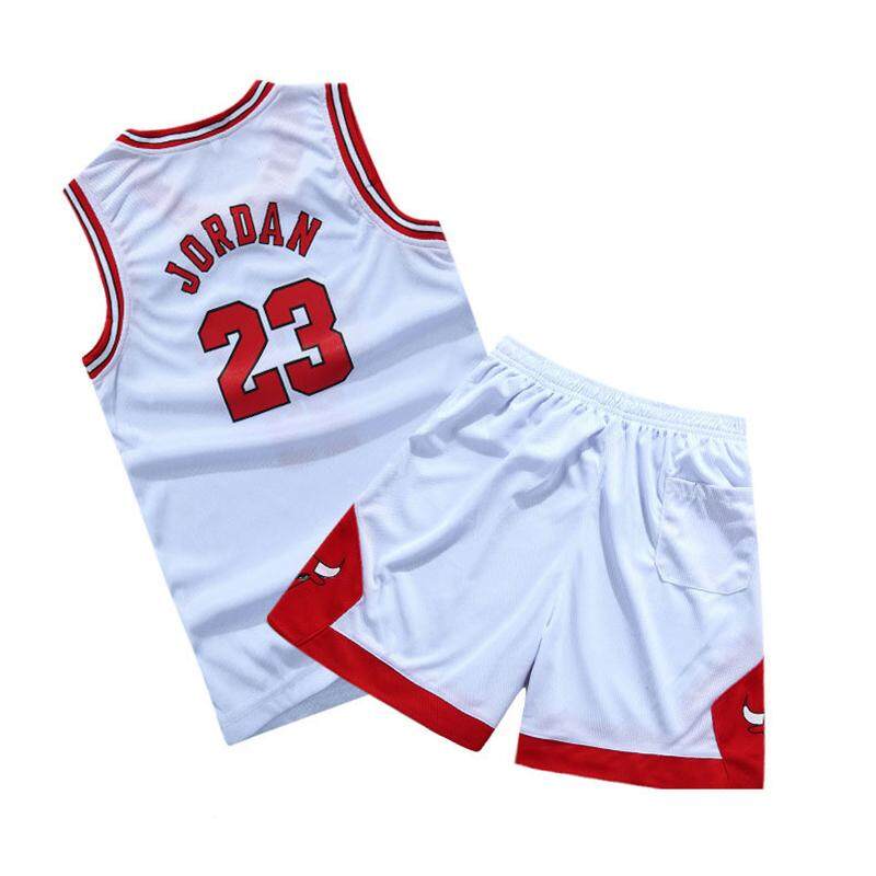 Kids Basketball Jersey Set NBA Chicago Bulls No.23 Sportswear