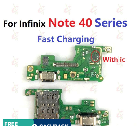 Fast charge Charging board for Infinix Note 40 Pro Pro+ X6853