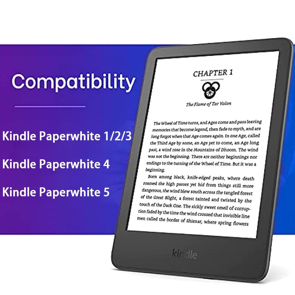 XJ Mall Transparent Back Shell Case Shockproof Slim Lightweight Soft TPU Protective Back Cover for Kindle Paperwhite 1 2 3 4 5