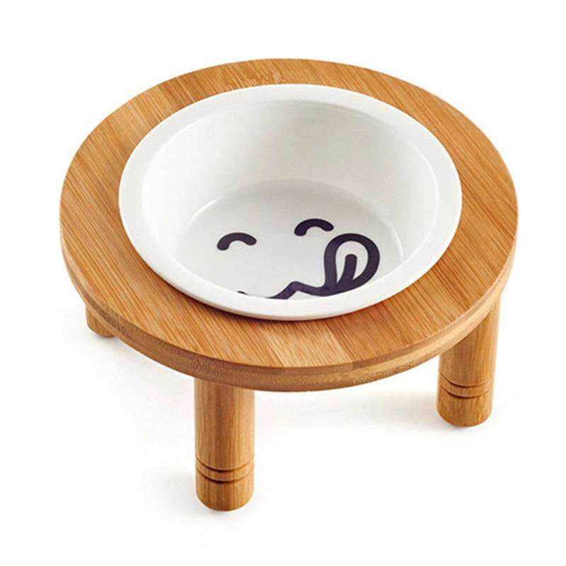 Cat Dog Bowls Stand Ceramic Bowls Cats Dogs Drinking Water Food