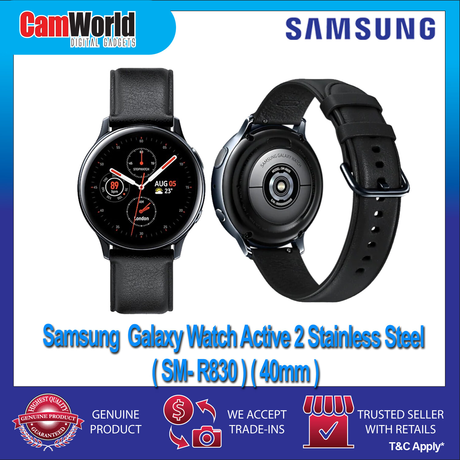 Samsung Galaxy Watch Active 2 Price in Malaysia & Specs RM559 TechNave