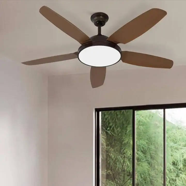 52 Inch Vintage Ceiling Fans With Light Bedroom Home Fan 220v