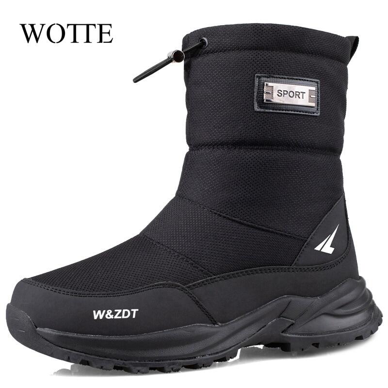 Men Boots 2022 Winter Shoes Men Snow Boots Waterproof Non