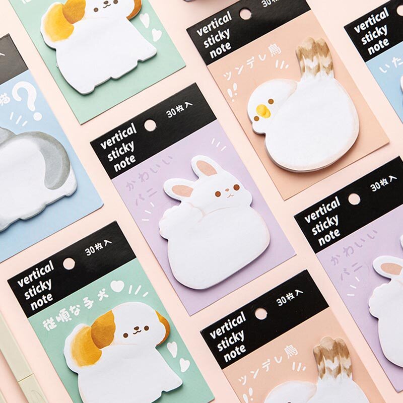 Cartoon Butt Post-it Note Set Memo Notes Index Mark Sticky Note Decorative Stickers