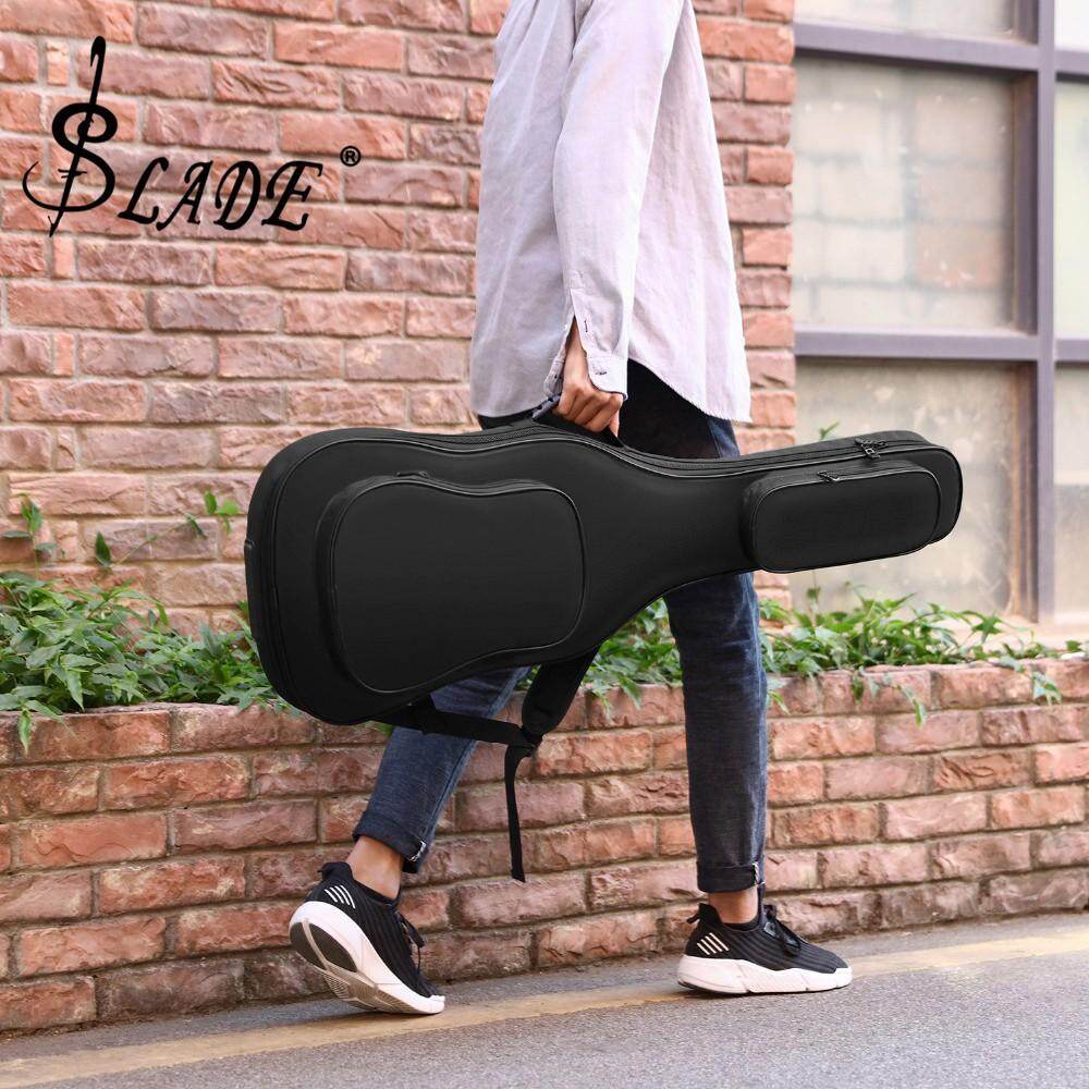 SLADE 40/41inch Black Oxford Fabric Electric Guitar Bag Thickening Waterproof Backpack