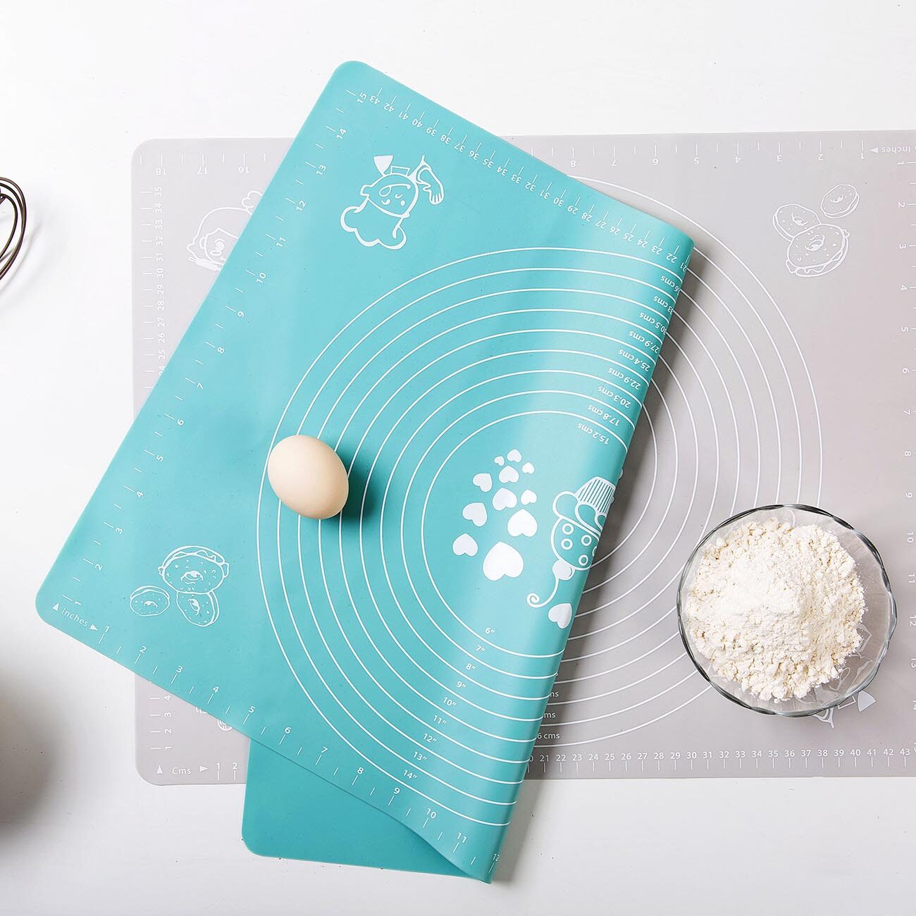 CNMF Silicone Kneading Pad Chopping Board Kitchen Baking Tools Rolling Silicone Pad 50x40cm