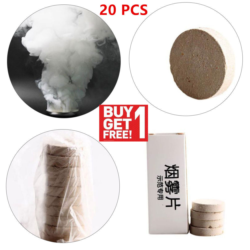 【BUY 1 GET 1 FREE】10PCS/Set Magic Smoke Tricks Props Fire Tips Fun Toy Pyrotechnics Smoke Cake Fog Magician New Professional Pocket items